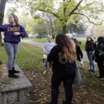 Orientation Leader Gives Tour of Best Places to Breakdown in Tears